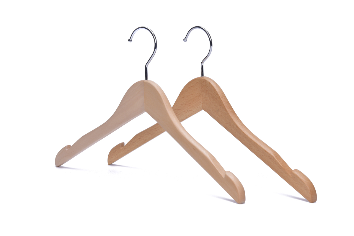 Premium Compact Minimalist Lotus/Beech Wood Hanger