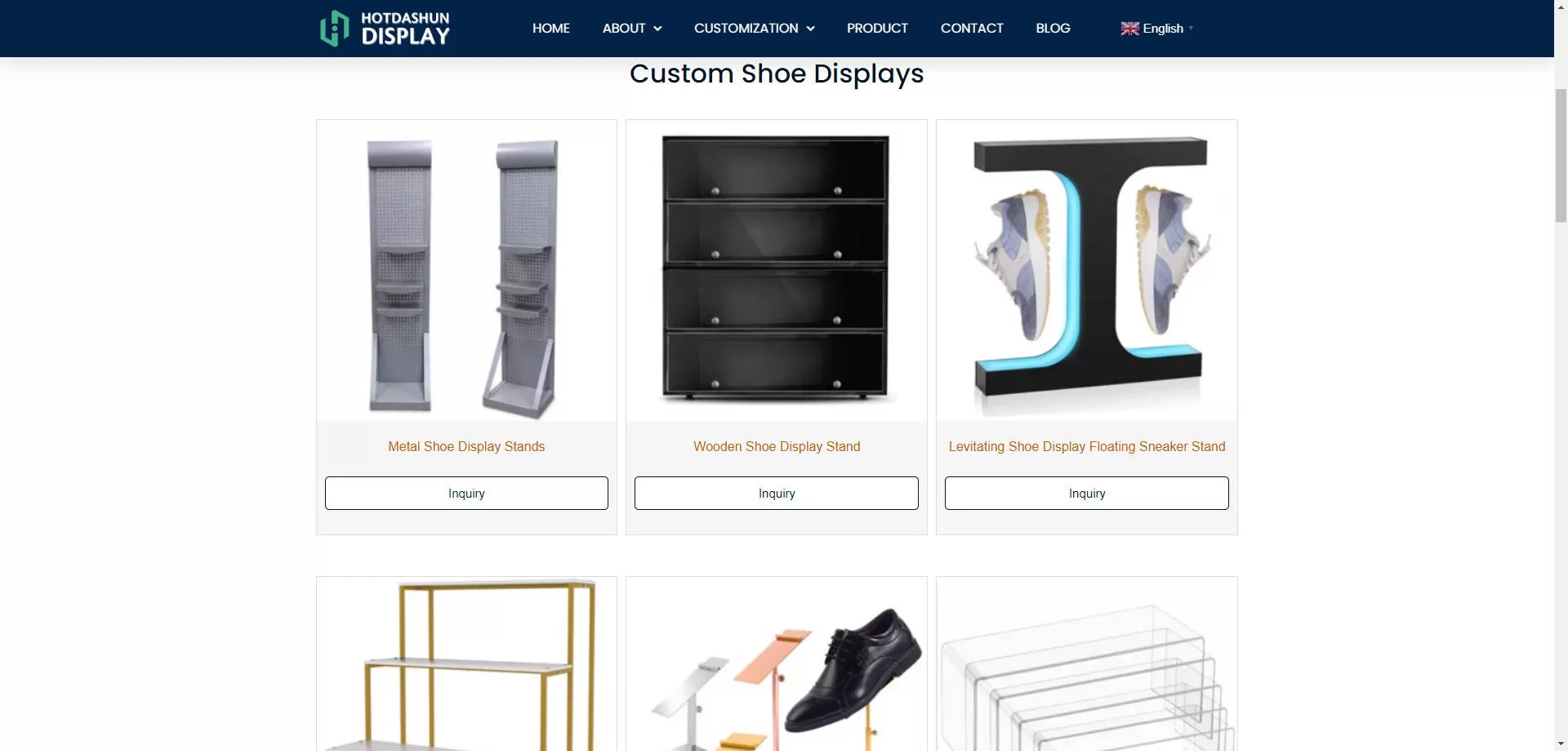 Top 10 Shoe Display Stand Manufacturers in 2024