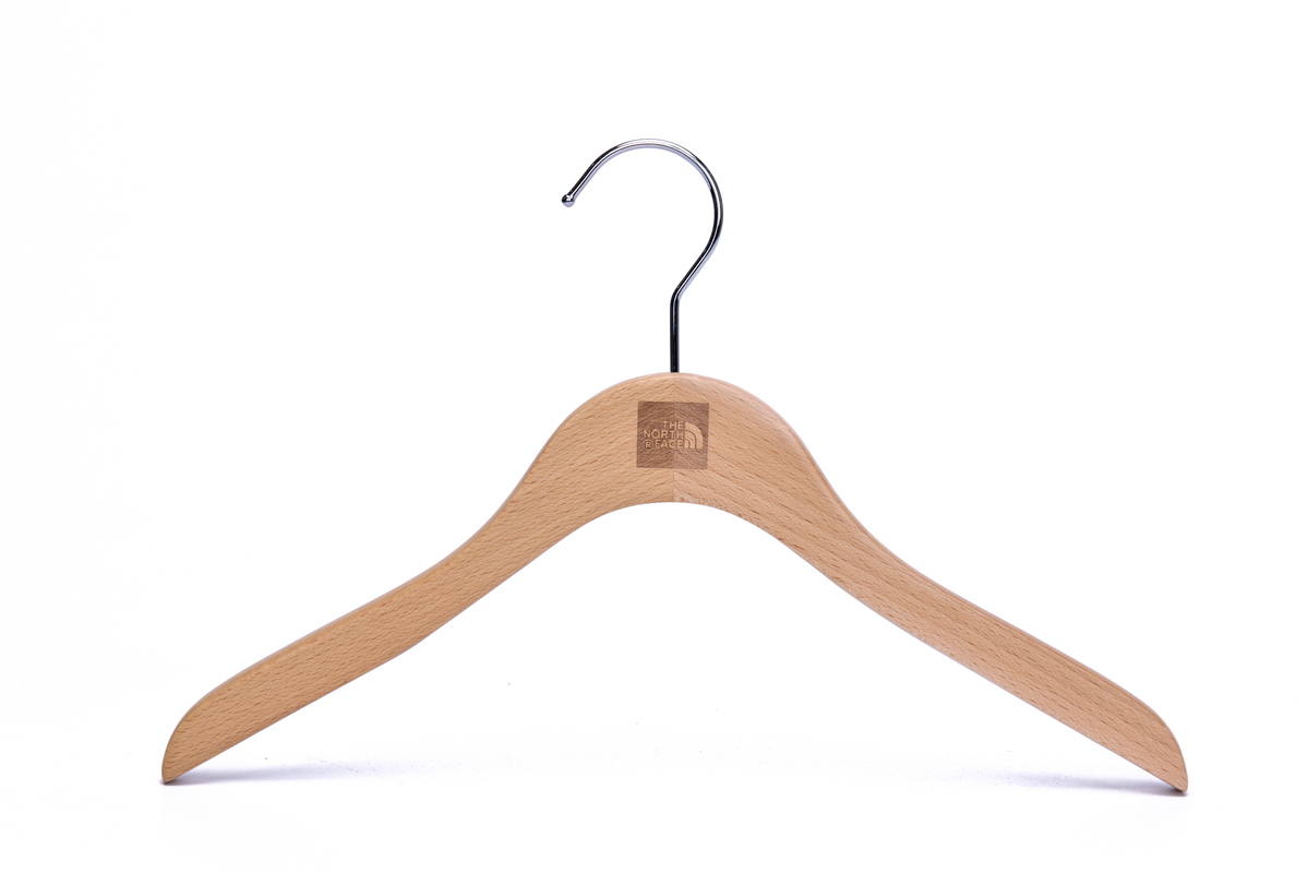 Small size Beech wood boutique common suit hanger