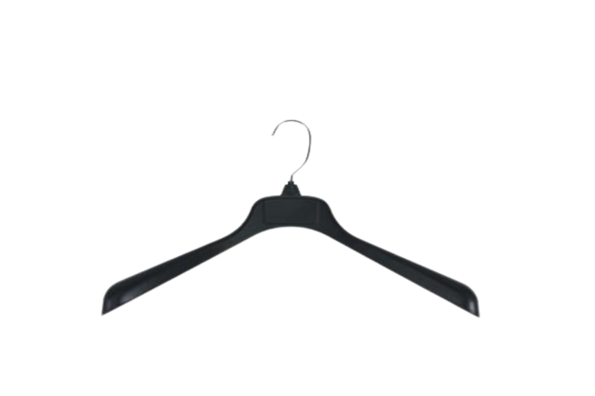 Durable Smooth Wide-Shoulder Plastic Hanger