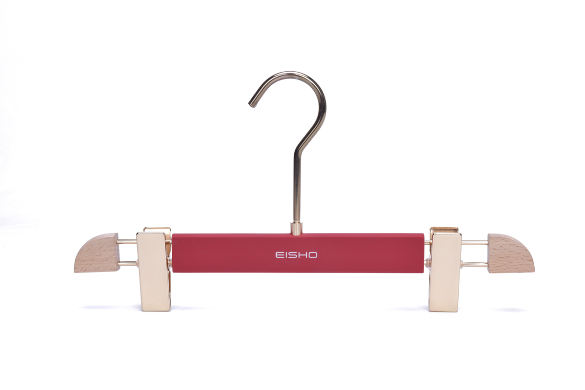 Red & Natural Bottom Beech Wood Hangers