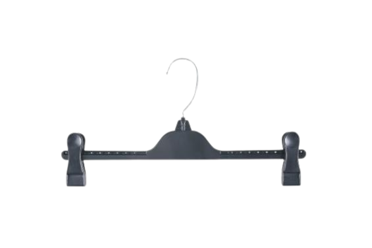 Narrow-Bar Slim Plastic Clip Hanger