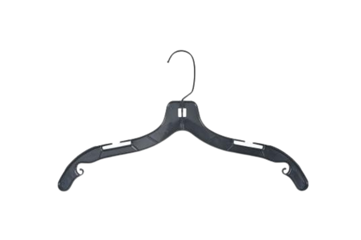 Elegant Slim Plastic Hanger with Notches