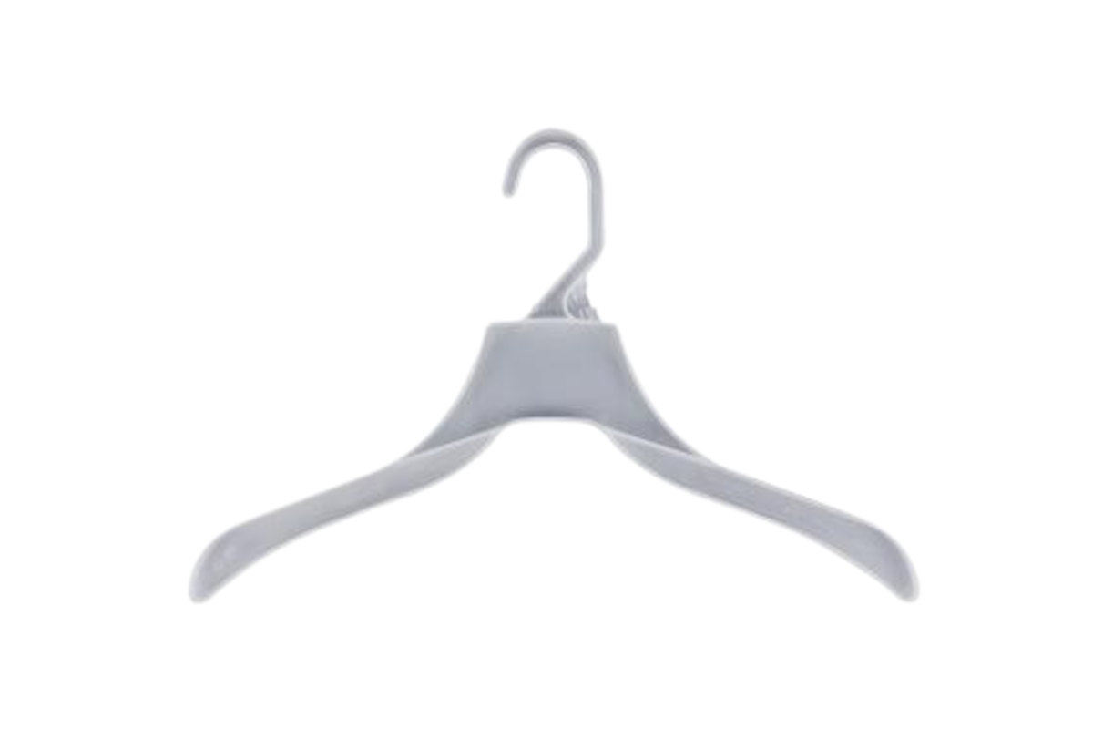 Slim Widened-Shoulder Plastic Hanger