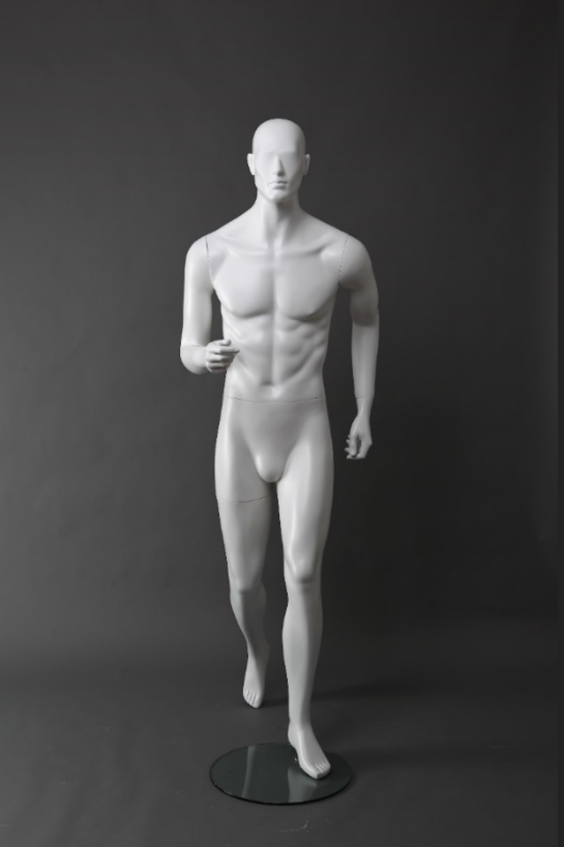 Strong Muscle Sport Mannequin Running Posture Full Body Male Mannequin