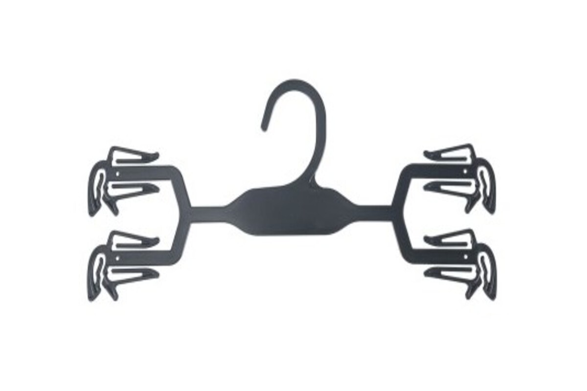 Plastic Lingerie Hanger with Multiple Clips